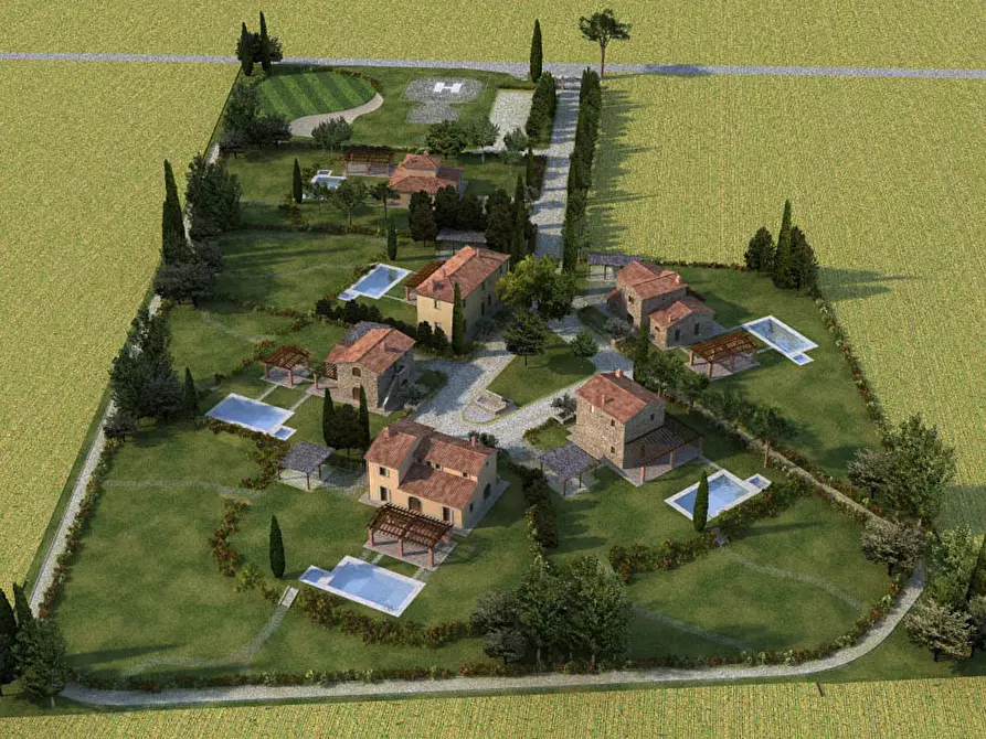 Immagine 18 di Villa in vendita  a Cortona