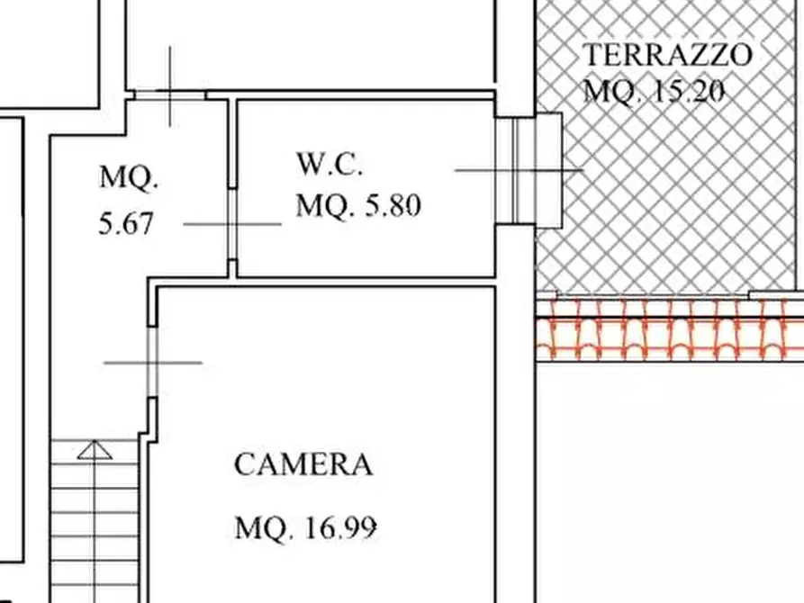 Immagine 2 di Terratetto in vendita  a Fucecchio