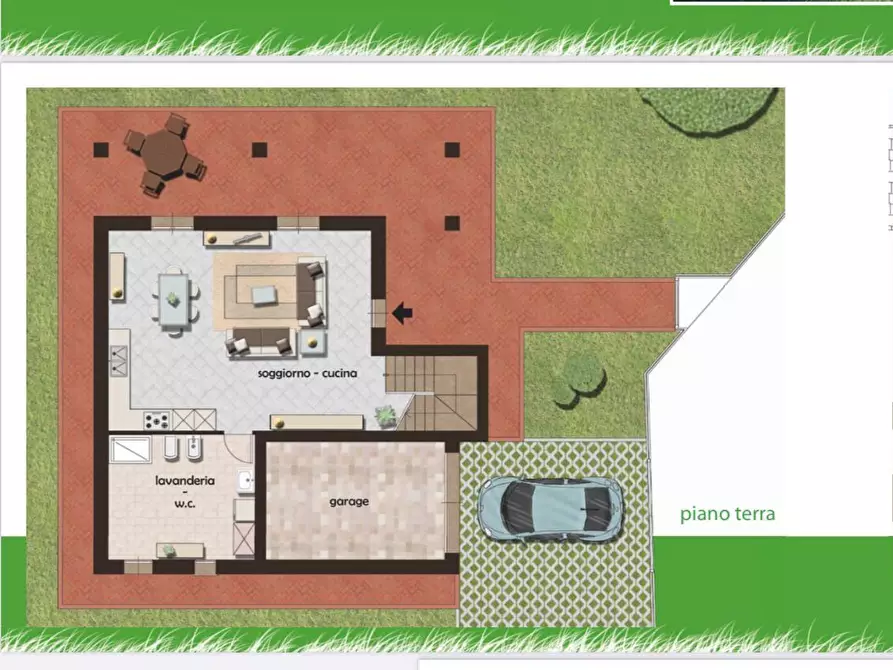 Immagine 2 di Casa indipendente in vendita  a Pontedera