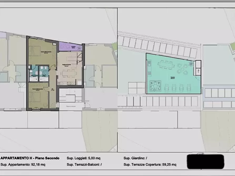 Immagine 37 di Mansarda in vendita  a Rosignano Marittimo