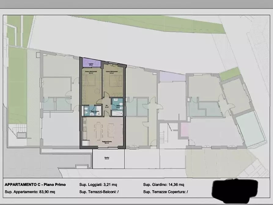 Immagine 13 di Mansarda in vendita  a Rosignano Marittimo