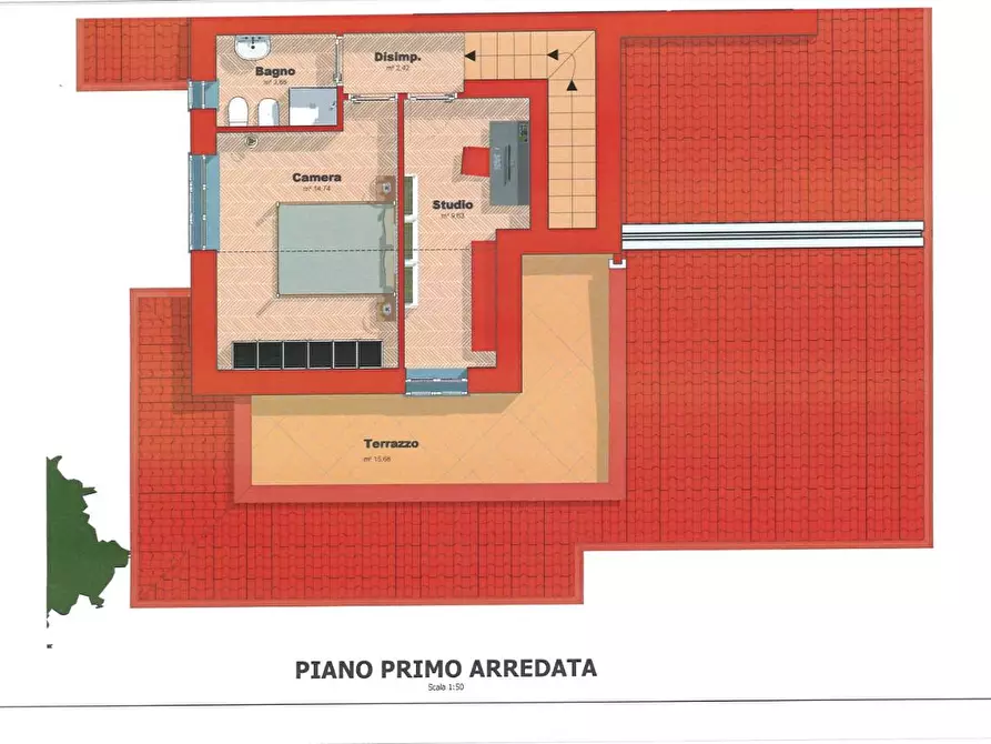 Immagine 2 di Casa bifamiliare in vendita  a Coreglia Antelminelli