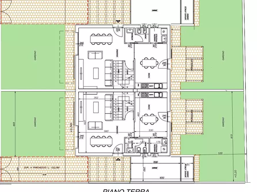 Immagine 5 di Casa bifamiliare in vendita  a Cascina