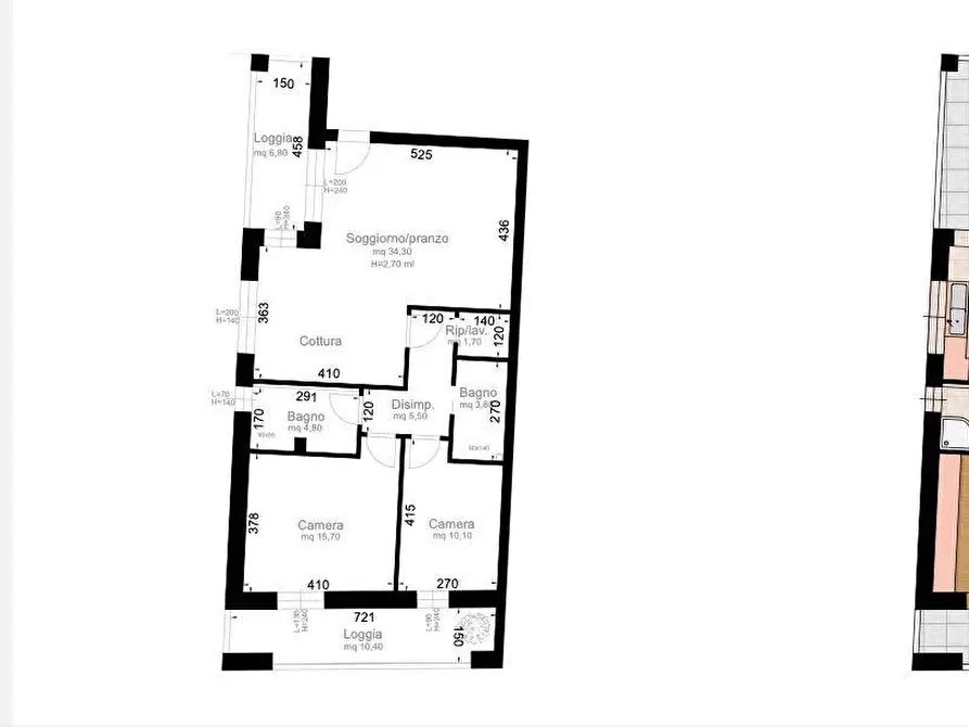 Immagine 11 di Appartamento in vendita  a Cascina