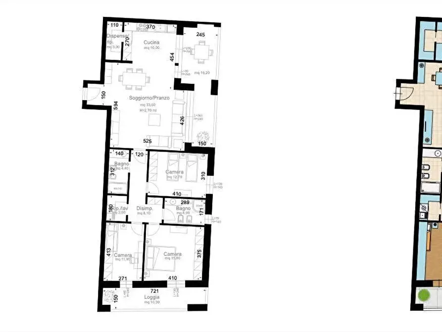 Immagine 12 di Appartamento in vendita  a Cascina