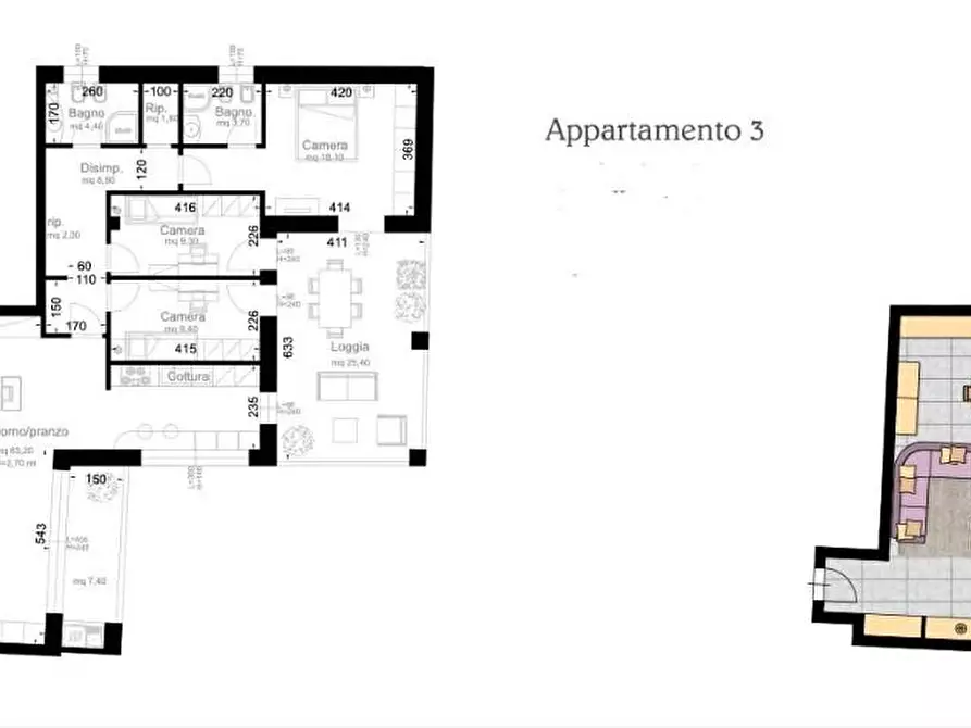 Immagine 10 di Appartamento in vendita  a Cascina
