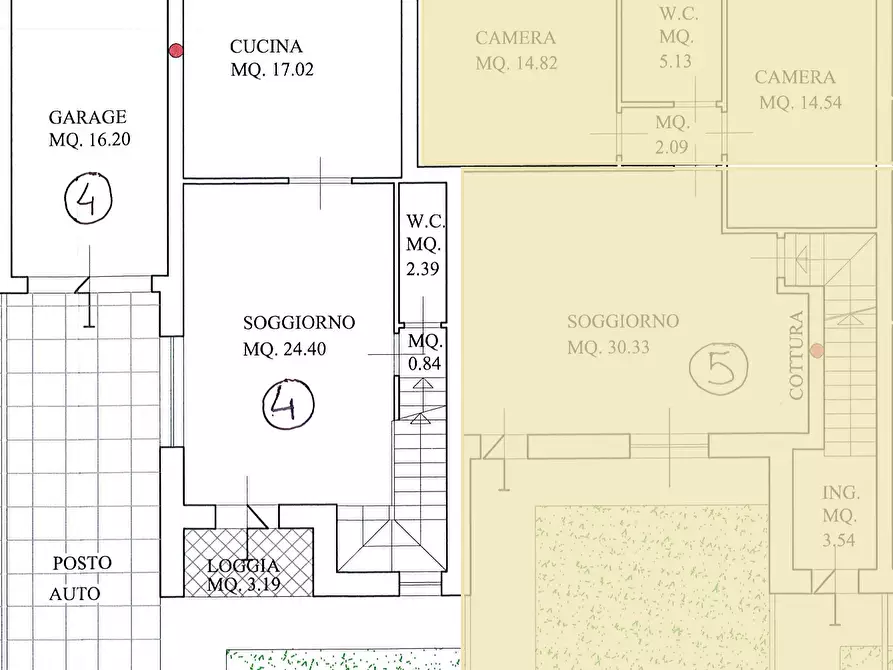 Immagine 1 di Villetta a schiera in vendita  a Fucecchio