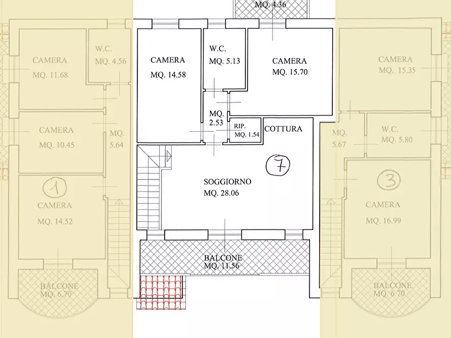 Immagine 1 di Appartamento in vendita  a Fucecchio