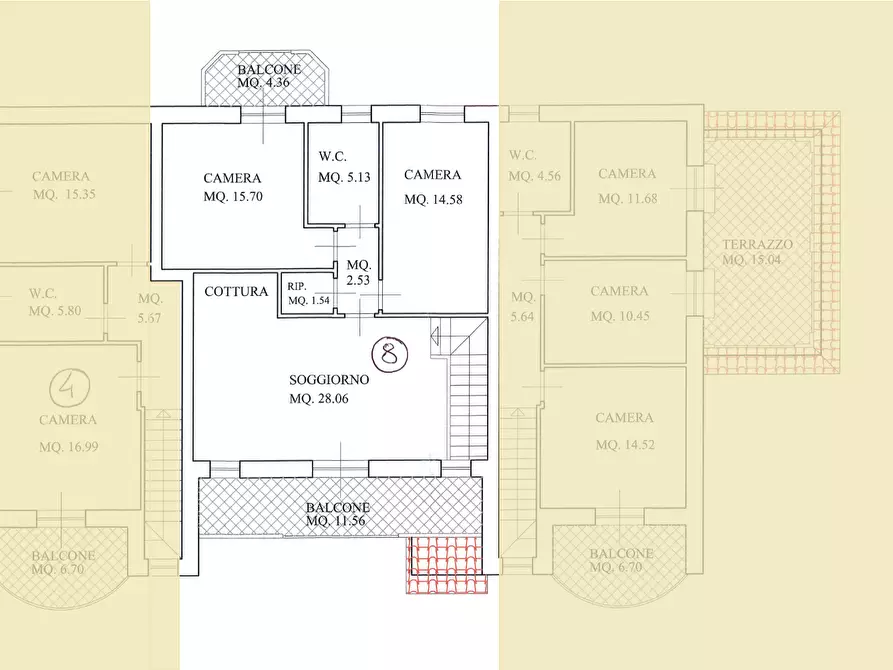 Immagine 1 di Appartamento in vendita  a Fucecchio