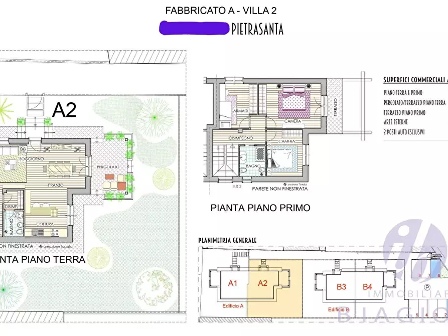 Immagine 9 di Casa bifamiliare in vendita  a Pietrasanta