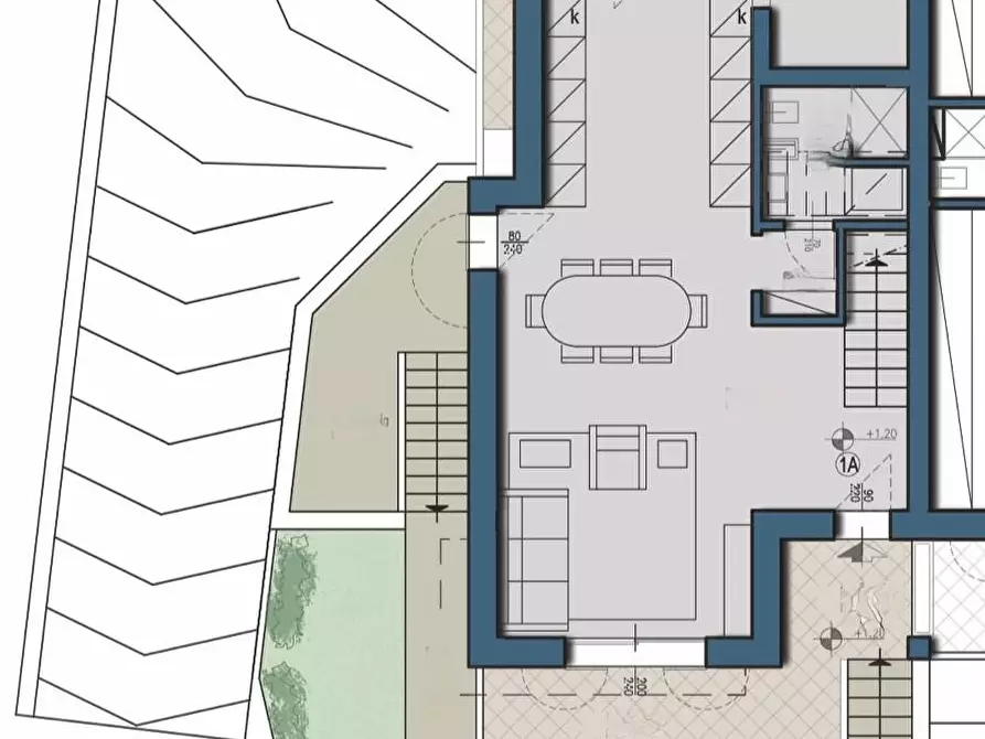 Immagine 2 di Villetta a schiera in vendita  a Empoli