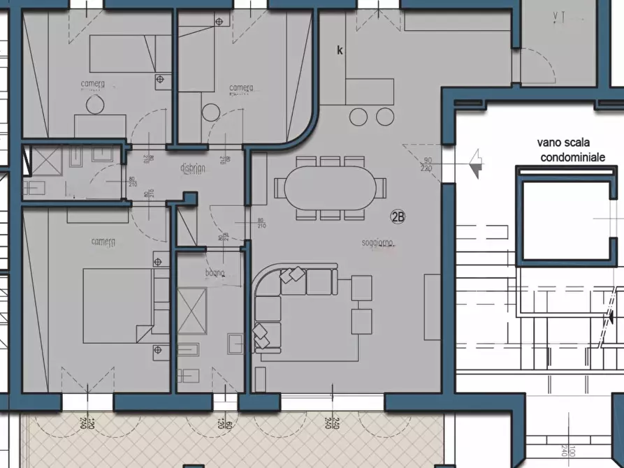 Immagine 2 di Appartamento in vendita  a Empoli