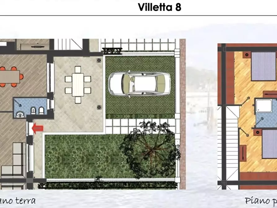 Immagine 15 di Villetta a schiera in vendita  a Montignoso