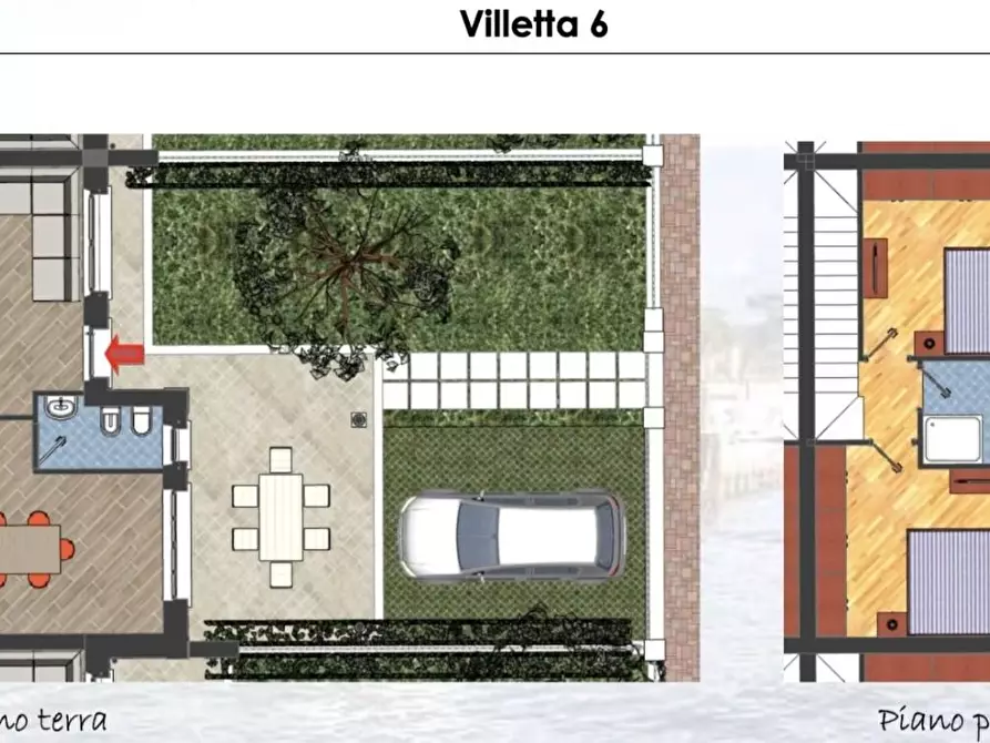 Immagine 13 di Villetta a schiera in vendita  a Montignoso