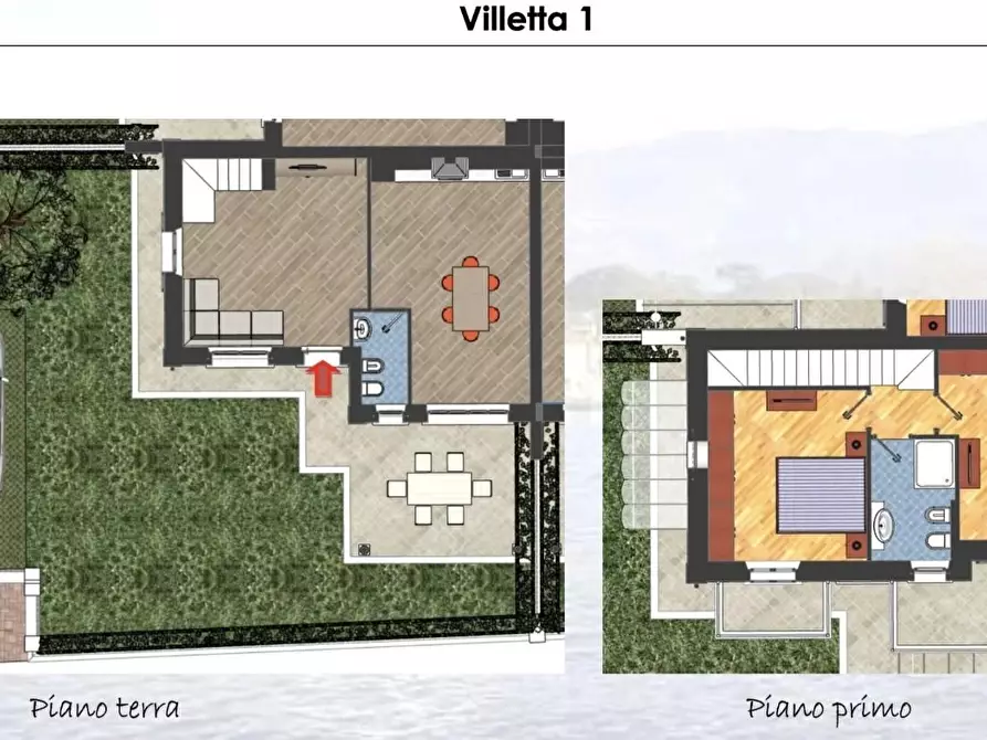 Immagine 8 di Villetta a schiera in vendita  a Montignoso