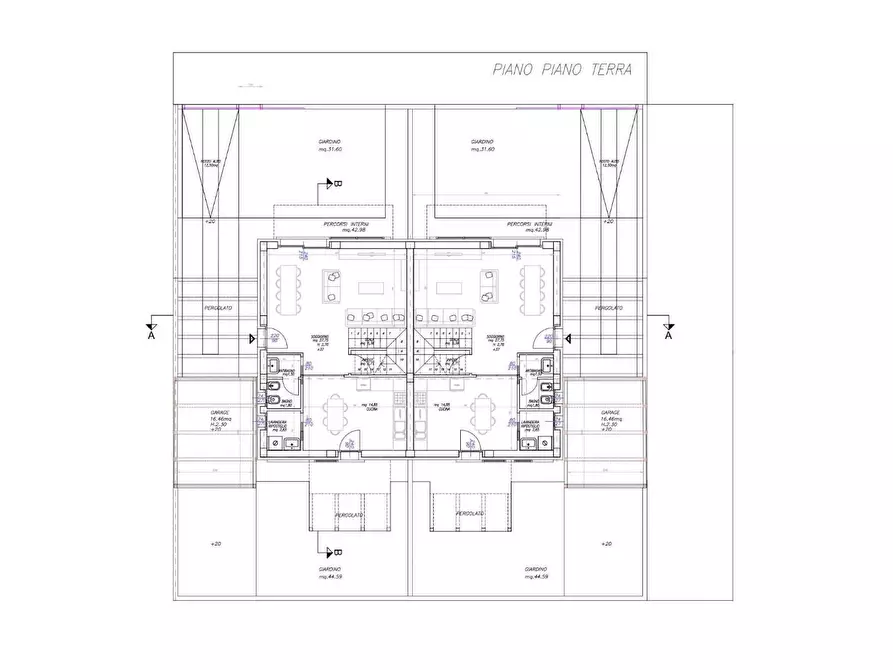 Immagine 6 di Casa bifamiliare in vendita  a Cascina