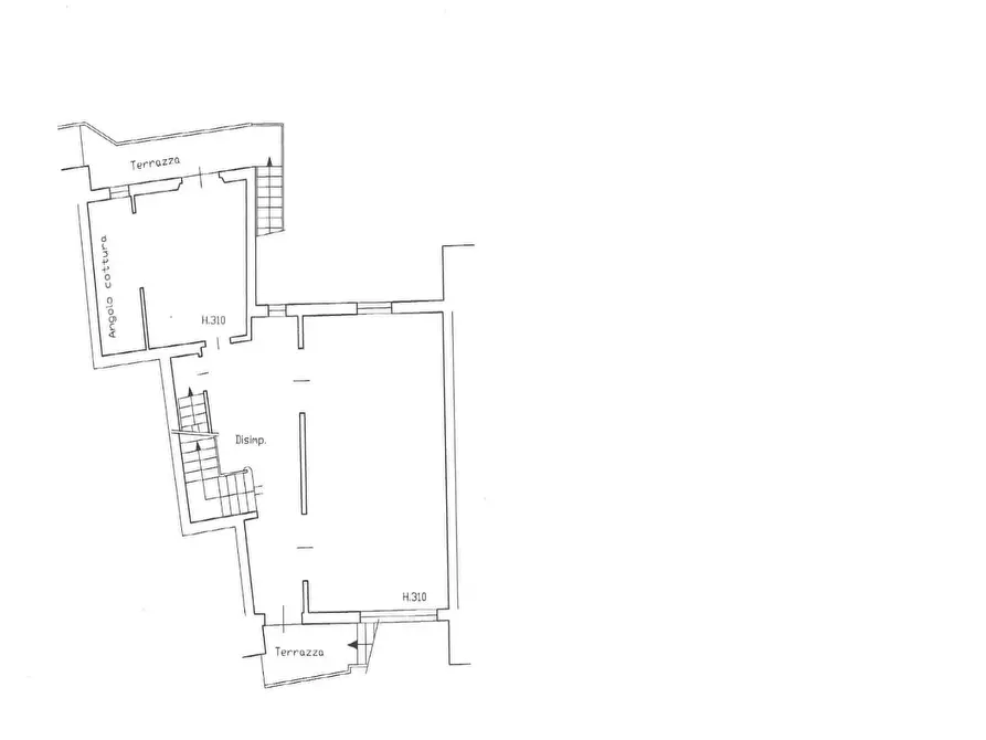 Immagine 2 di Casa bifamiliare in vendita  a Empoli