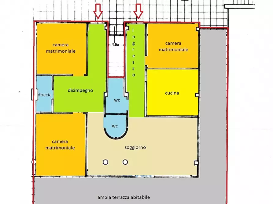 Immagine 14 di Appartamento in vendita  a Lucca