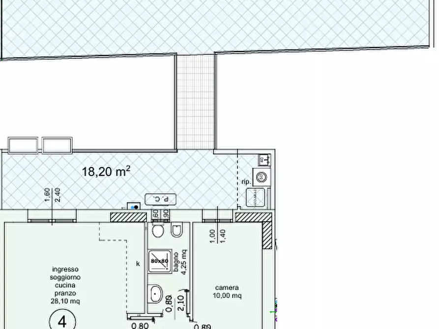 Immagine 3 di Appartamento in vendita  a Empoli