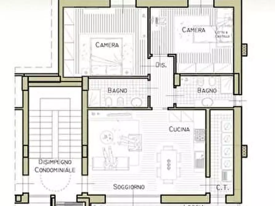 Immagine 8 di Appartamento in vendita  a Empoli