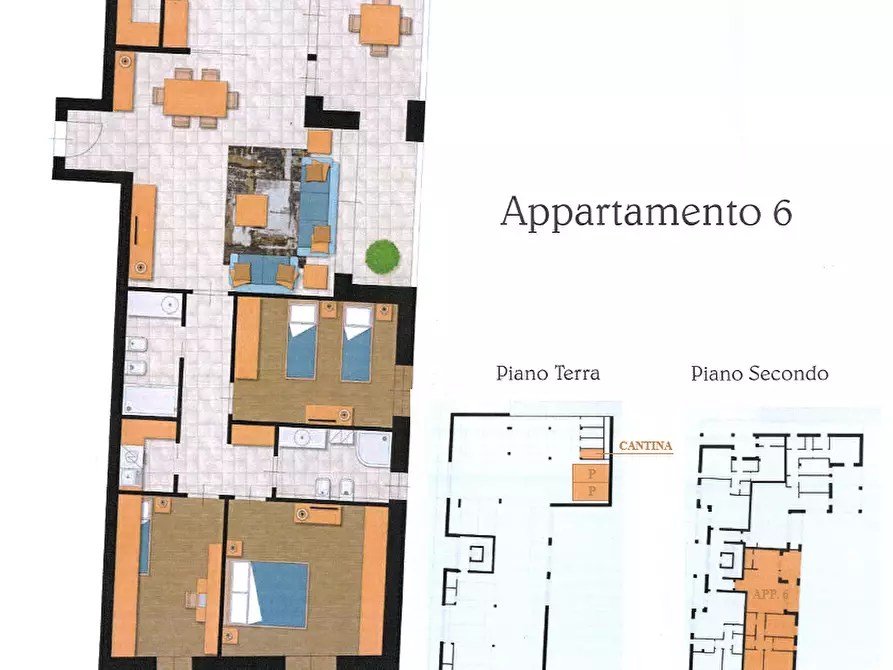 Immagine 8 di Appartamento in vendita  a Cascina