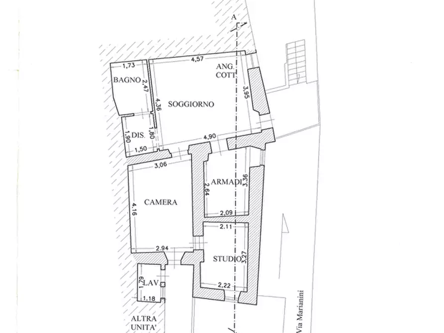 Immagine 1 di Appartamento in vendita  a Buti