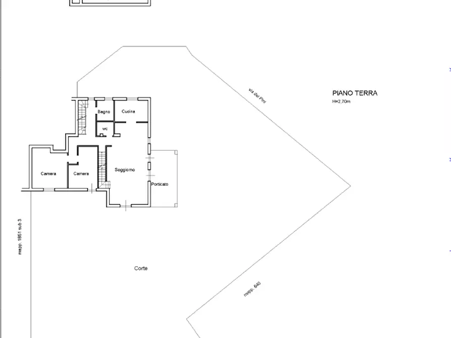 Immagine 17 di Casa bifamiliare in vendita  a Castelnuovo Magra