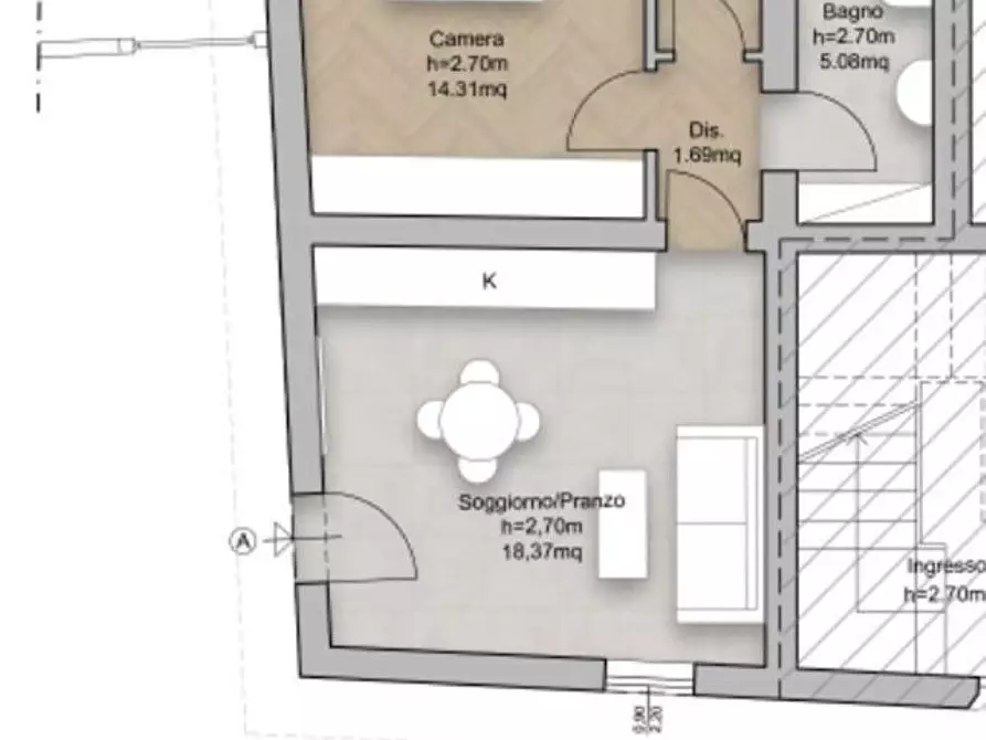 Immagine 3 di Appartamento in vendita  a Empoli