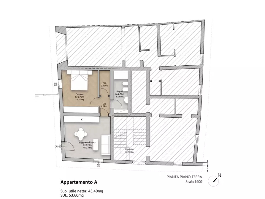 Immagine 3 di Appartamento in vendita  a Empoli