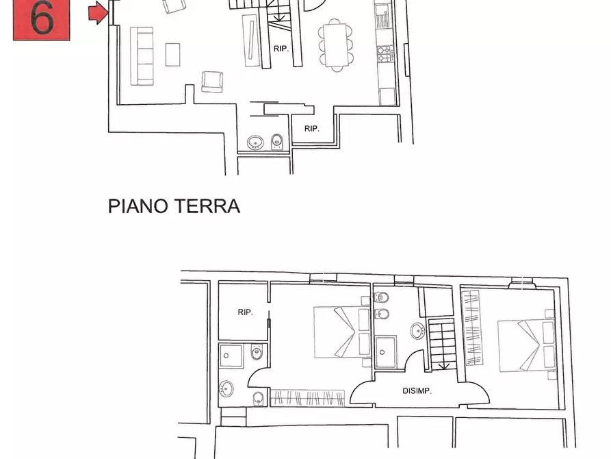 Immagine 1 di Appartamento in vendita  a Siena