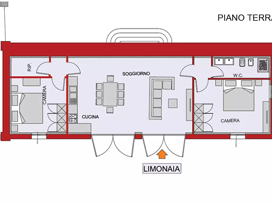 Immagine 8 di Casa indipendente in vendita  a Sovicille