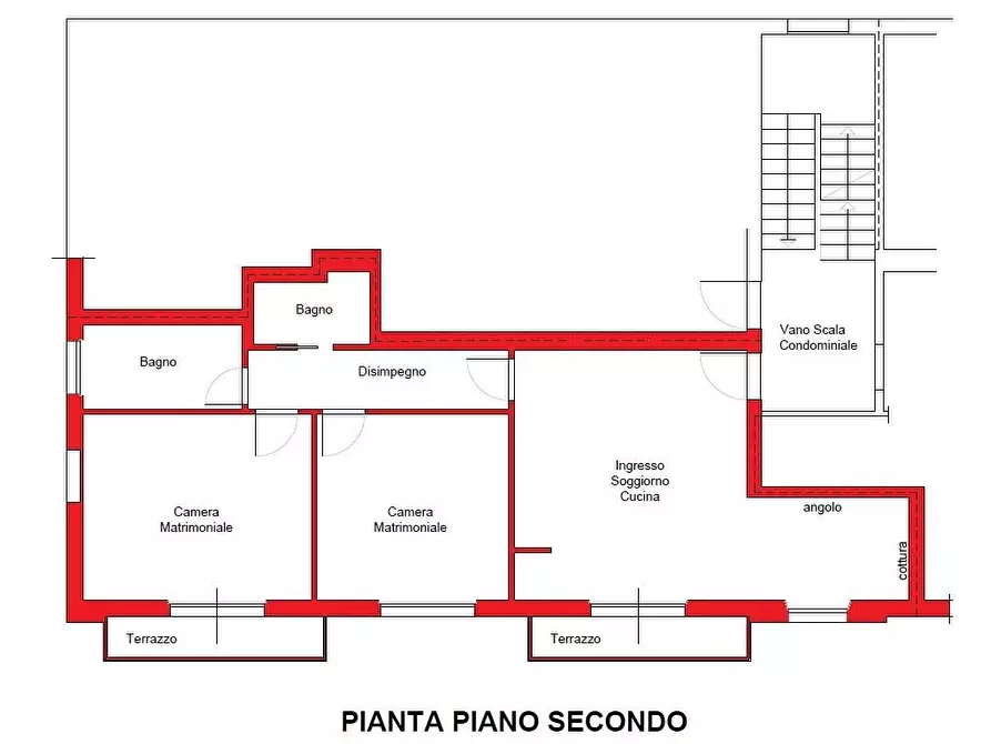 Immagine 22 di Appartamento in vendita  a Massa
