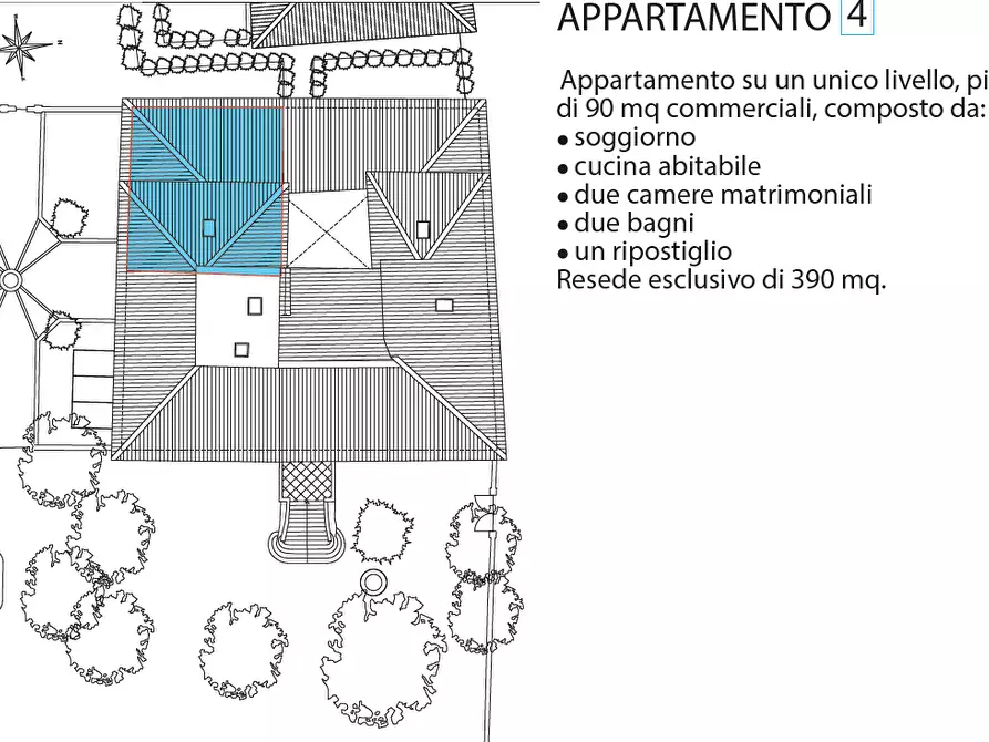 Immagine 4 di Appartamento in vendita  a Sovicille