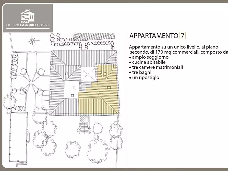 Immagine 27 di Mansarda in vendita  a Siena