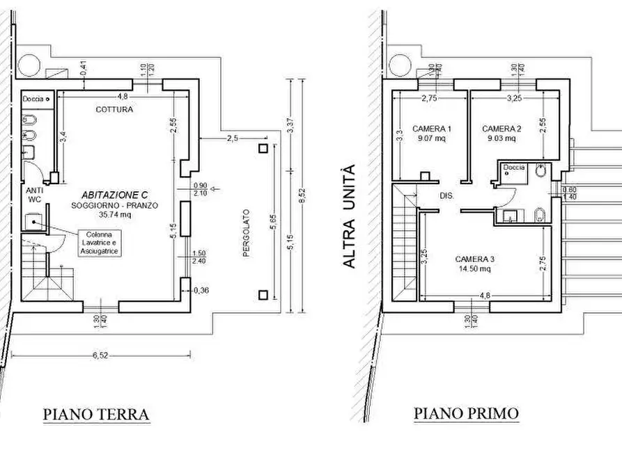 Immagine 15 di Casa trifamiliare in vendita  a Castelnuovo Magra