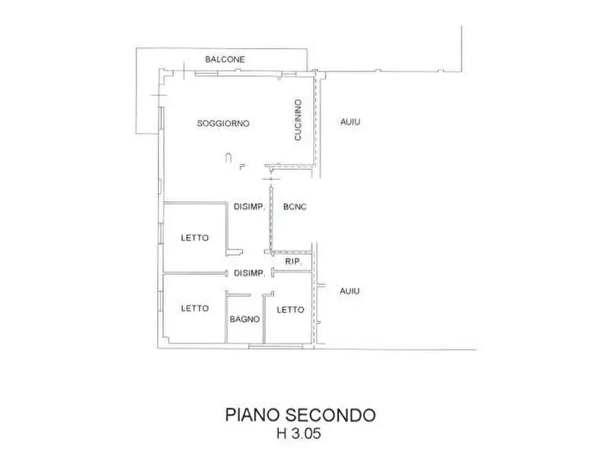 Immagine 2 di Appartamento in vendita  a Quattro Castella