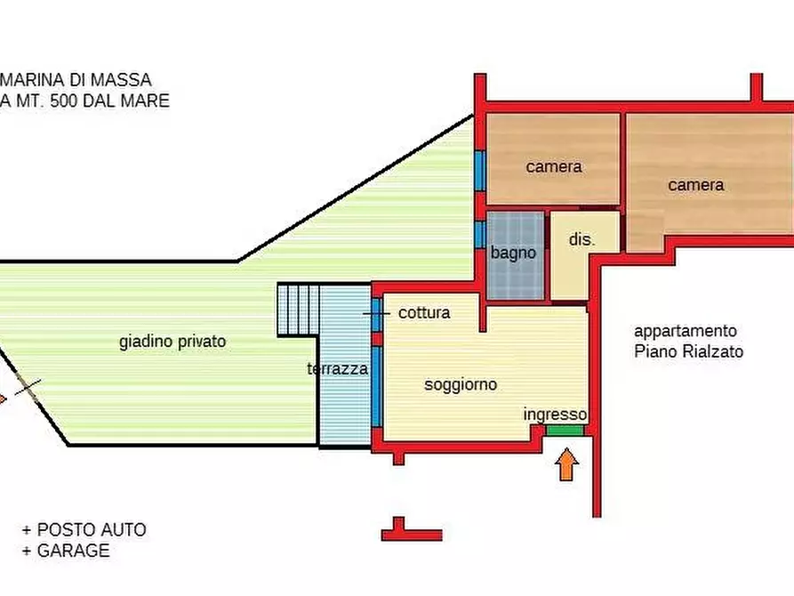 Immagine 17 di Appartamento in vendita  a Massa