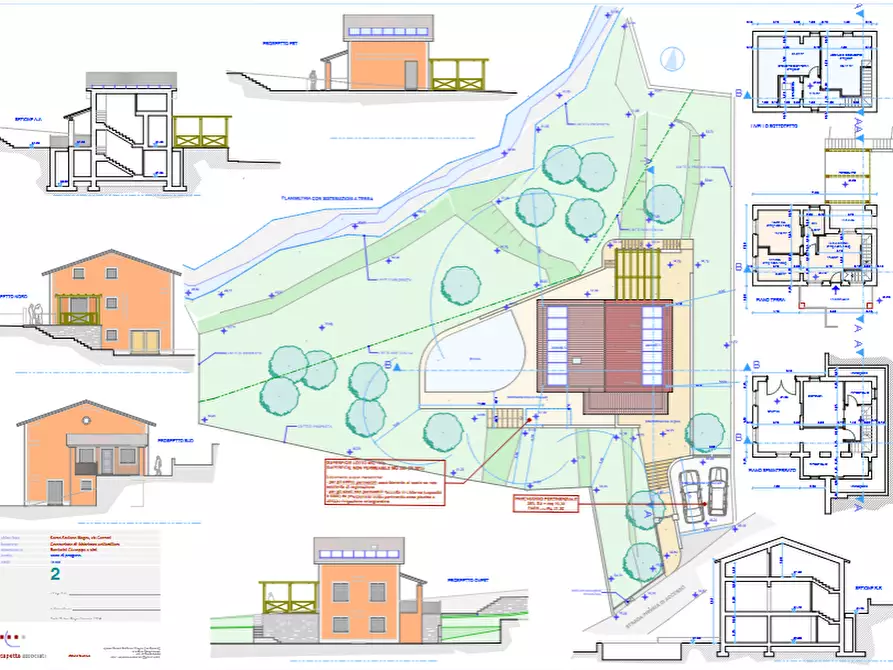 Immagine 2 di Terreno residenziale in vendita  a Santo Stefano Di Magra