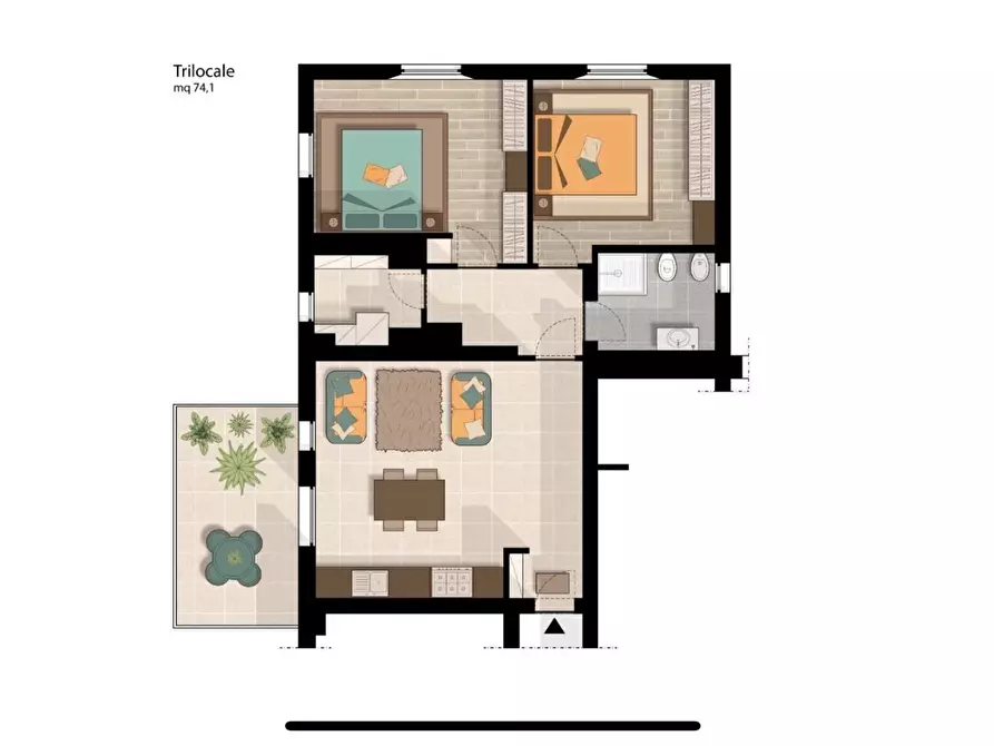 Immagine 21 di Appartamento in vendita  a Cecina