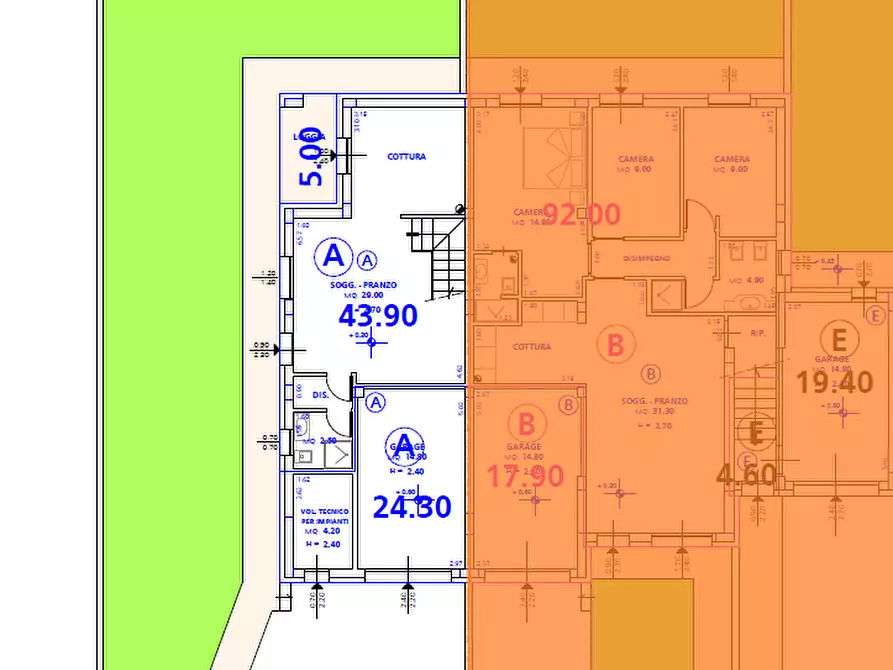 Immagine 2 di Villetta a schiera in vendita  a San Miniato