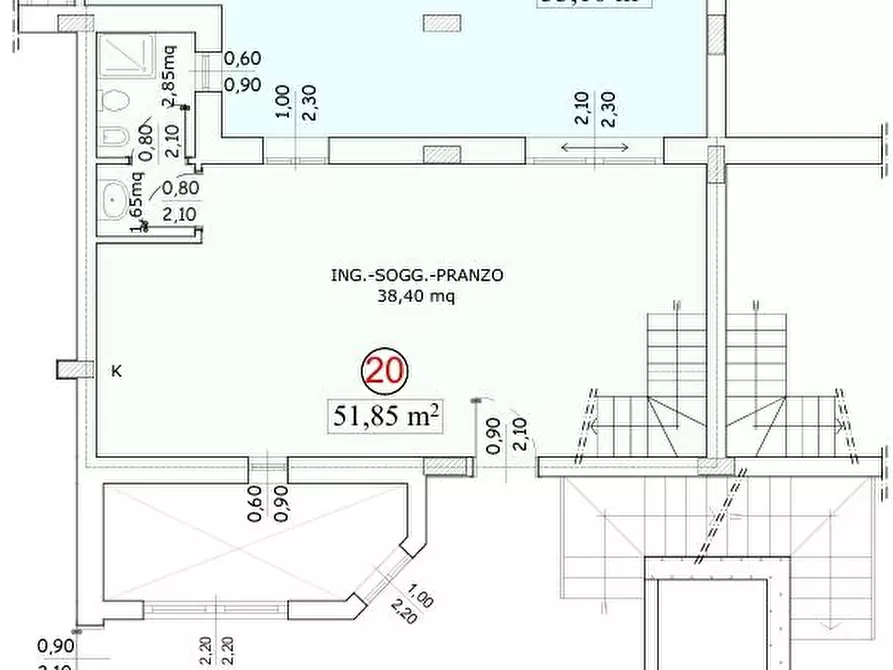 Immagine 12 di Mansarda in vendita  a Empoli