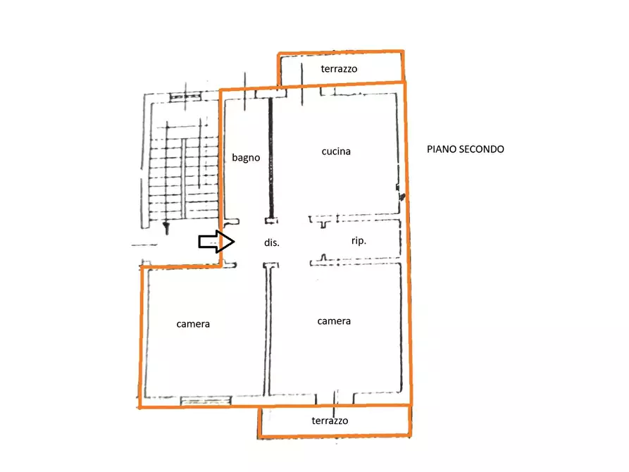 Immagine 13 di Appartamento in vendita  a Certaldo