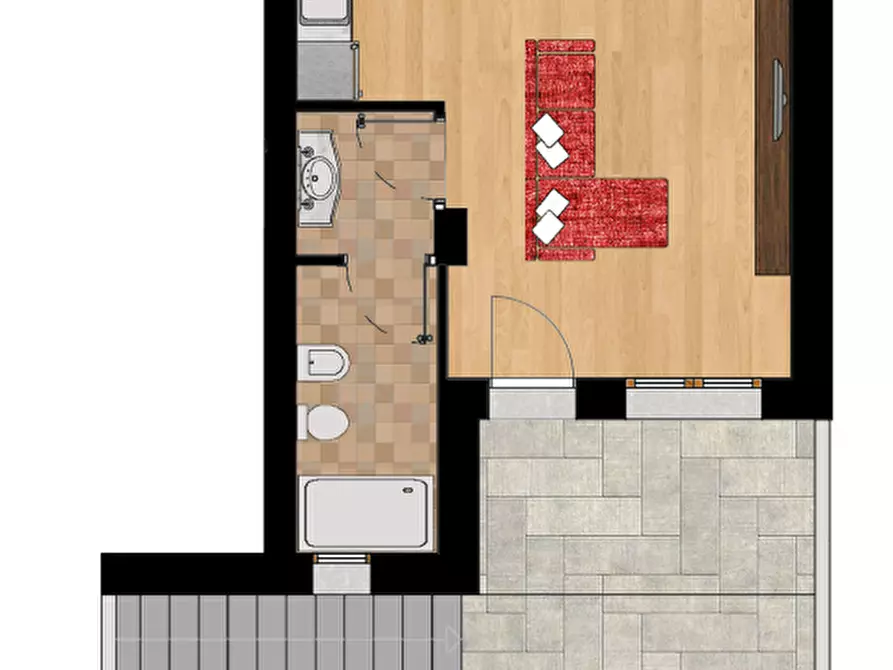 Immagine 2 di Appartamento in vendita  a Empoli