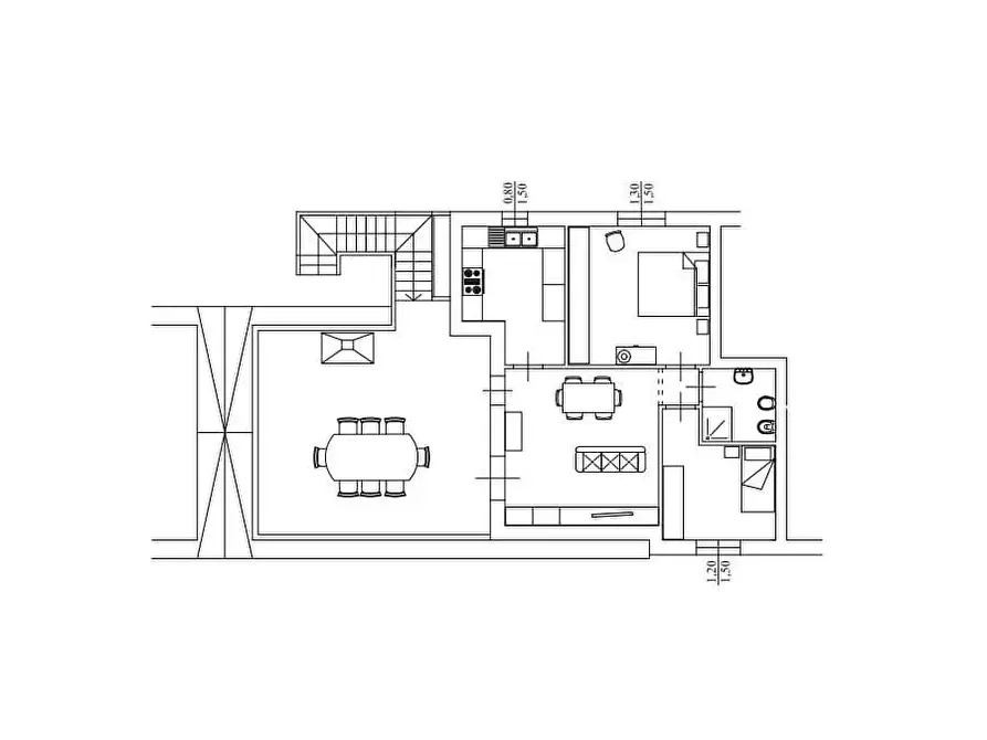 Immagine 1 di Appartamento in vendita  a Pontedera