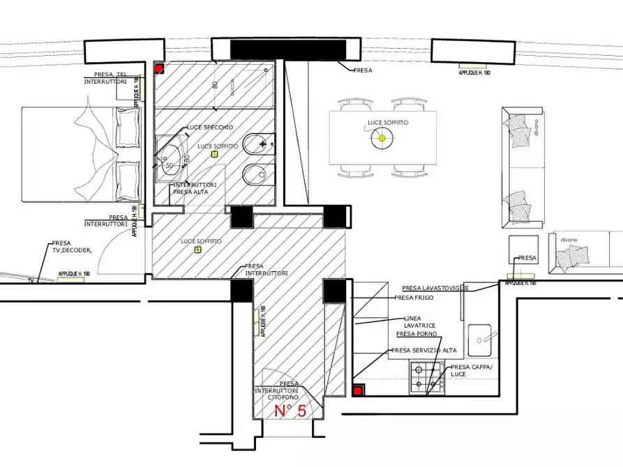 Immagine 1 di Appartamento in vendita  a Massa