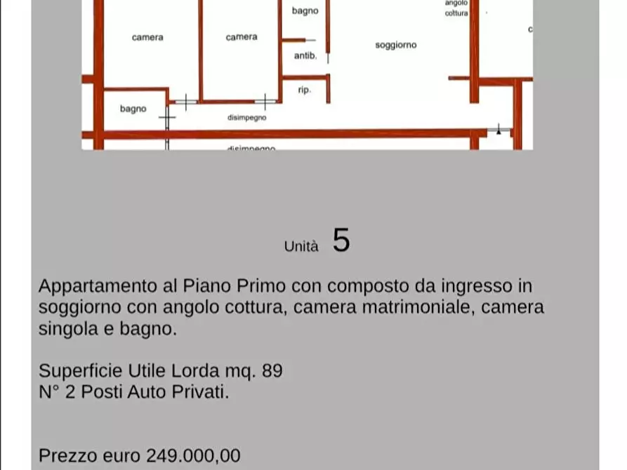 Immagine 3 di Appartamento in vendita  a Capannori