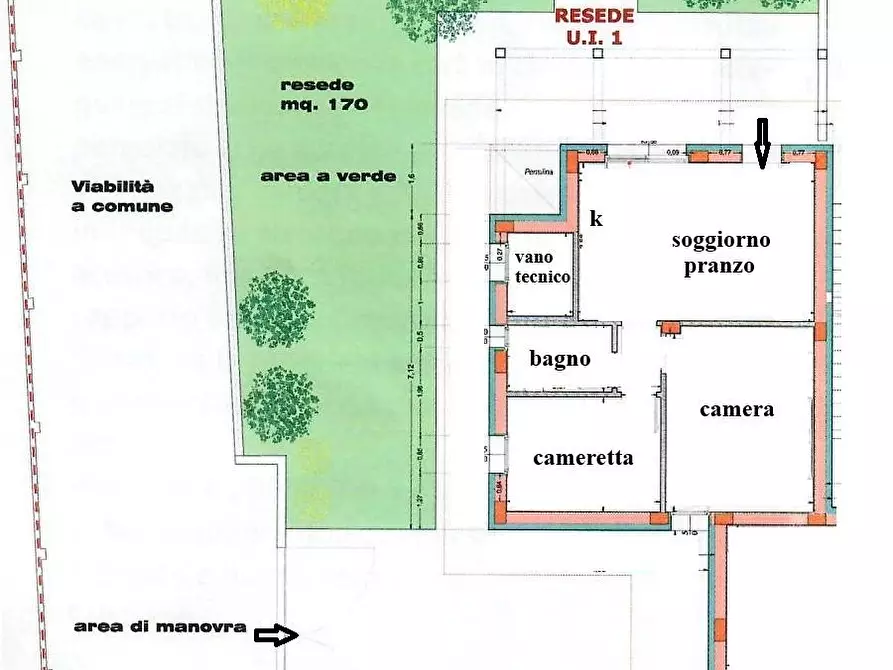 Immagine 1 di Appartamento in vendita  a Empoli