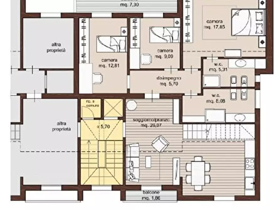 Immagine 23 di Mansarda in vendita  a Empoli