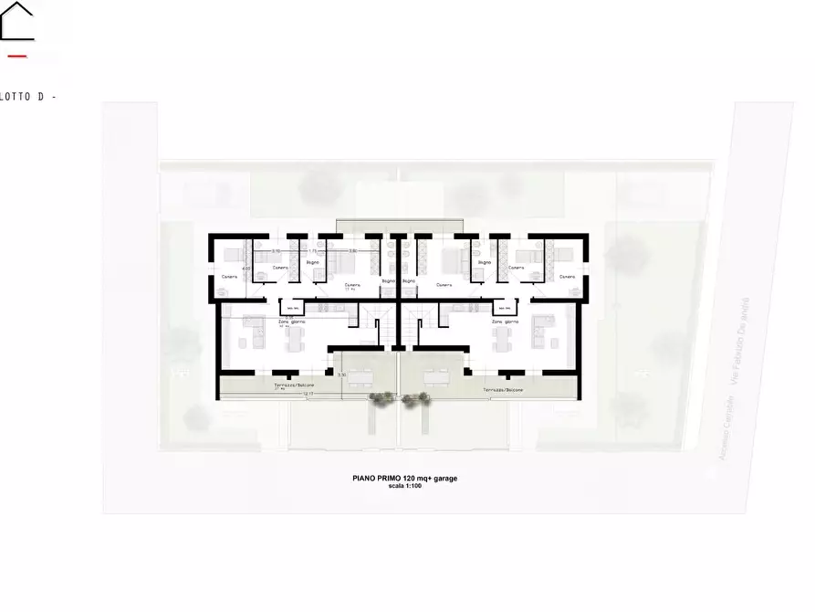 Immagine 8 di Appartamento in vendita  a Ponsacco