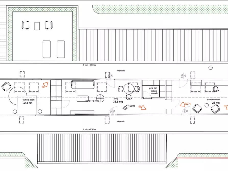 Immagine 6 di Capannone industriale in vendita  a Viareggio
